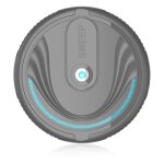 Aspirateur ultra fin  nettoyage automatique intelligent, noir, aliment par batterie