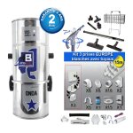 Aspiration centralis�e sans sac otto bull onda 150 inox (jusqu'� 150 m�), garantie 2 ans + set inter ...
