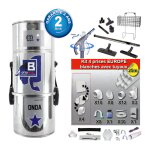 Aspiration centralisée sans sac otto bull onda 300 inox (jusqu'à 300 m²), garantie 2 ans + set inter ... Aspiration centralisée sans sac otto bull onda 300 inox (jusqu'à 300 m²), garantie 2 ans + set inter ...
