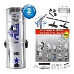 Aspiration centralisée sans sac otto bull onda 400 inox (jusqu'à 400 m²), garantie 2 ans + set inter ... Aspiration centralisée sans sac otto bull onda 400 inox (jusqu'à 400 m²), garantie 2 ans + set inter ...