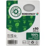 Assiettes en carton kraft, diam�tre 18 cm 50 pi�ces platipack guillin polska