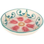 Assiette creuse en c�ramique au design boh�me, vaisselle moderne et �l�gante, id�ale pour les soupes ...