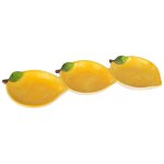 Assiette d�corative en c�ramique motif citron pour cuisine et salle � manger - �l�gante et moderne - ...