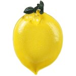 Assiette d�corative citron de style m�diterran�en, id�ale pour la cuisine, la salle � manger ou le salon. ...