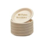 Assiette jetable rigide assiette en carton lot de 60 Écologique et pratique 22, 8cm 100% biodégradables ... Assiette jetable rigide assiette en carton lot de 60 Écologique et pratique 22, 8cm 100% biodégradables ...