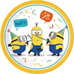 Assiettes minions 23 cm, 8 pi�ces.