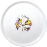 Assiette  pizza 330 mm - dcor chef - lot de 6 - saturnia