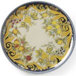 Assiette  pizza en porcelaine barocco, diamtre. 31 cm - lot de 6 pices.
