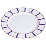 Assiette plate 26 cm - basque bleu - nova styl