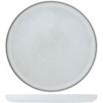 Assiette plate � lily white � blanche / verte