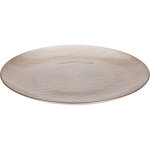Assiette plate en verre karneol,  28 cm