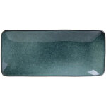 Assiette rectangulaire tierra bleu 22x10 cm