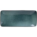 Assiette rectangulaire tierra bleu 22x10 cm