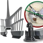 Assistant savoureux mixpro, l'accessoire 2 en 1 adapt  votre thermomix tm5 & tm6, protection contre ...