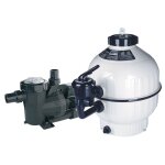 Astral - groupe de filtration piscine : pompe glass plus + filtre