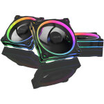 Asus prime mr120 fan argb black 3in1 boitier pc ventilateur 12 cm noir