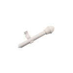 Ateliers 28 - 1 tringle de vitrage extensibles bistrot - metal - 80x110 - blanc - diamtre 12