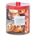 Bote  caf vintage en mtal dco rtro 17 cm