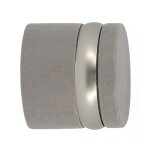 Embout de barre � rideau �28 gris - inventiv