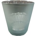Photophore coquillage - dcoration maritime en verre
