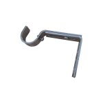 Supports mur barre rideaux 28mm chrom bross - inventiv