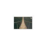 Ateliers 28 - toile pont suspendu paysage 120x80 cm dcoration murale