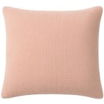 Atelier du coton - taie d'oreiller en gaze de coton lave 65 x 65 cm douce rose Atelier du coton - taie d'oreiller en gaze de coton lave 65 x 65 cm douce rose