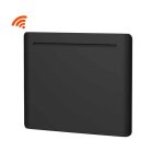 Atenza - radiateur  inertie fonte 1500w connect wifi noir cran digital eco design nf