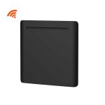 Atenza - radiateur  inertie fonte noir 1000w connect wifi cran digital eco design nf