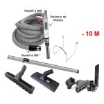 Set 8 accessoires + 1 flexible � variateur de vitesse - longueur au choix (de 8 � 15m) - 10m
