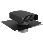 Atlantic - chapeau de toiture ct -  : 160 mm - couleur : gris
