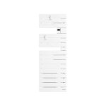 Atlantic - sèche - serviettes connecté nefertiti étroit mât gauche 600w blanc brillant - 850609 Atlantic - sèche - serviettes connecté nefertiti étroit mât gauche 600w blanc brillant - 850609