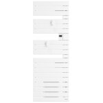 Atlantic - sche - serviettes connect nefertiti avec soufflerie mt  gauche 1750w blanc brillant - ...