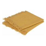 Lot de 2 serviettes de table 'maha' 40x40cm jaune