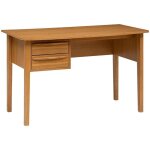 Atmosphera - bureau 2 tiroirs oliver en placage chne l125cm crateur d'intrieur