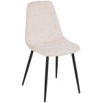 Atmosphera - chaises de table tyka beige l51xp45xh87cm cr�ateur d'int�rieur