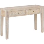 Atmosphera - console 2 tiroirs shirel manguier l120cm crateur d'intrieur