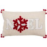 Coussin de nol flocon