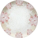 Lot de 12 dessous d'assiette fleur