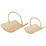 Atmosphera - lot de 2 paniers range buches eve osier