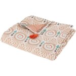 Jeté de lit ikat jacquard 130x170cm atmosphera créateur d'intérieur Jeté de lit ikat jacquard 130x170cm atmosphera créateur d'intérieur