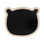 Atmosphera createur d'interieur for kids - tableau ardoise murale 'ourson' 53cm noir
