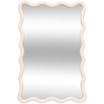 Miroir vague judy beige 60x38cm atmosphera crateur d'intrieur