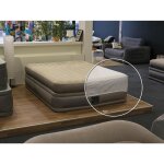 Pack matelas gonflable prime comfort 2 places intex + drap housse