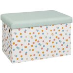 Atmosphera - pouf pliable enfant enio bleu 57x36cm crateur d'intrieur