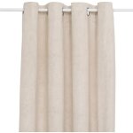 Atmosphera - rideau occultant effet velours fujo lin 135x260cm crateur d'intrieur