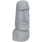Statue déco extérieure moaï h. 82cm magnésie gris - atmosphera créateur d'intérieur Statue déco extérieure moaï h. 82cm magnésie gris - atmosphera créateur d'intérieur