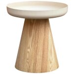 Atmosphera - table basse sur une jambe hercyna,  40 cm