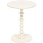 Atmosphera - table  caf ronde en bois alix