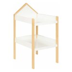 Table  langer pour bb scandinave 117cm blanc
